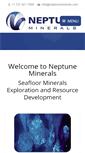 Mobile Screenshot of neptuneminerals.com
